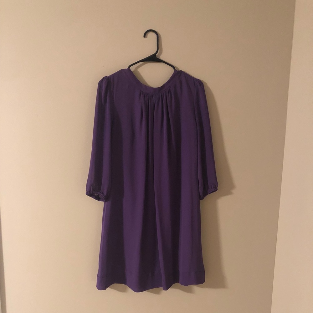 Short purple dress